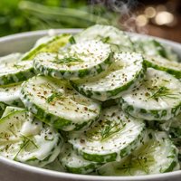 Sour Cream Cucumbers
