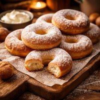 Sour Cream Oven Doughnuts