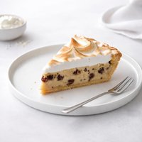 Sour Cream Raisin Meringue Pie