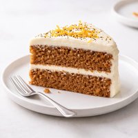Sour Cream Spice Cake with Orange Clove Cream Cheese Icing