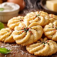 Sour Cream Spritz Cookies