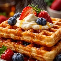 Sour Cream Waffles