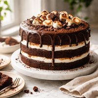Sourdough Chocolate Mallow Cake
