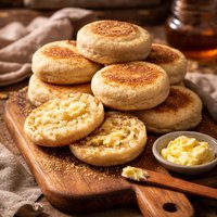 Sourdough English Muffins