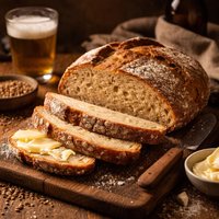 Sourdough Malt Beer Bread