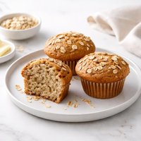 Sourdough Oatmeal Muffins