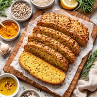 Sourdough Turmeric Sunflower Bread
