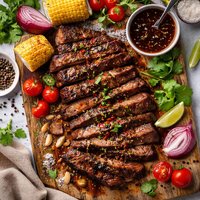 South African Steak with Sweet Marinade Sauce