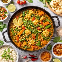 South African Vegetable Curry