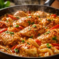 South Beach Chicken Paprikash