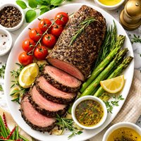 South Beach Diet Pepper Crusted Tenderloin of Beef