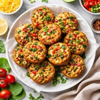 South Beach Diet Sausage Veggie Breakfast Muffins
