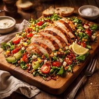 South Beach Style Warm Chicken Salad