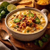 South of the Border Cheesy Potato Soup