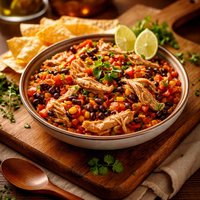 South of the Border Crock Pot Chicken
