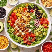 South West Salad with Corn and Black Beans