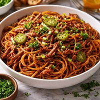 Southern Barbecue Spaghetti