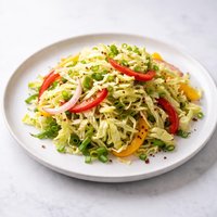Southern Cabbage Salad with Sweet Onion and Peppers