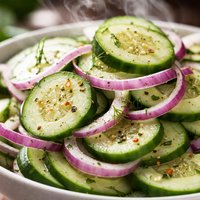 Southern Cucumber and Onion Salad