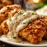 Southern Fried Chicken and Gravy