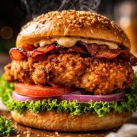 Southern Fried Chicken Burger