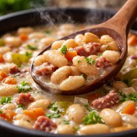 Southern Great Northern Beans Crock Pot Version