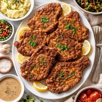 Southern Pan Fried Pork Chops