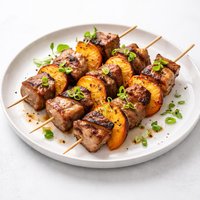 Southern Peach and Pork Skewers