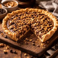 Southern Peanut Butter Chocolate Chip Pie