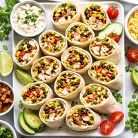 Southwest Chicken and Bacon Rollups