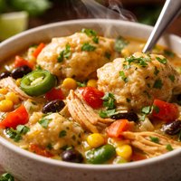 Southwest Chicken and Dumplings