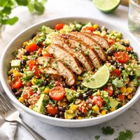 Southwest Chicken and Rice Salad