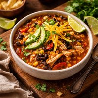 Southwest Chicken Black Bean Soup