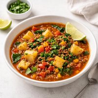 Southwest Potato Lentil Stew