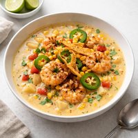 Southwest Shrimp and Corn Chowder