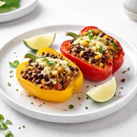 Southwest Style Vegetable Stuffed Bell Peppers Crock Pot