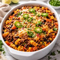 Southwestern Beef and Pasta Casserole