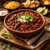 Southwestern Black Bean Jerky Chili