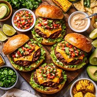 Southwestern Cheeseburgers W W