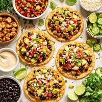 Southwestern Chicken Tostadas