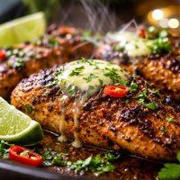 Southwestern Grilled Chicken with Lime Butter