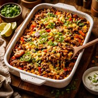 Southwestern Mushroom Casserole