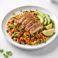 Southwestern Style Beans and Rice with Chicken