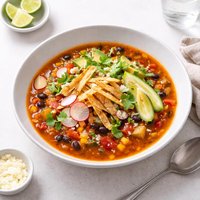 Southwestern Vegetarian Tortilla Soup