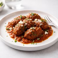 Soutzoukakia Greek Meatballs in a Tomato Sauce