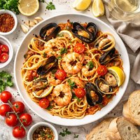 Spaghetti Ai Frutti Di Mare