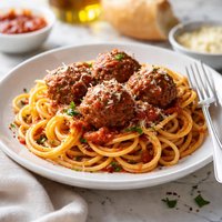 Spaghetti and Italian Meatballs