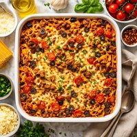 Spaghetti and Mince Casserole