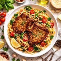 Spaghetti Pork Chops