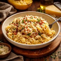 Spaghetti Squash Alfredo